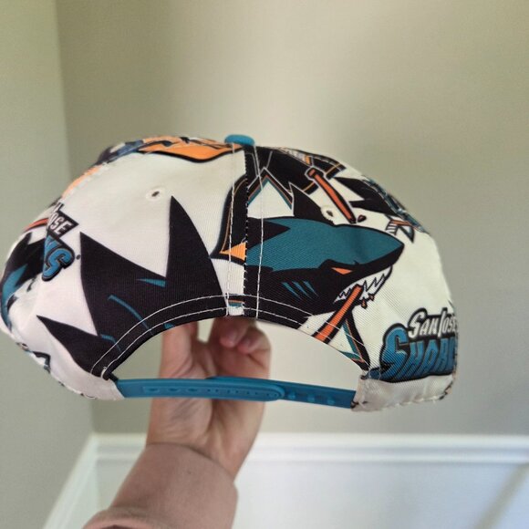 San Jose Sharks New Era 47 Graphic Print Snapback - Picture 4 of 8